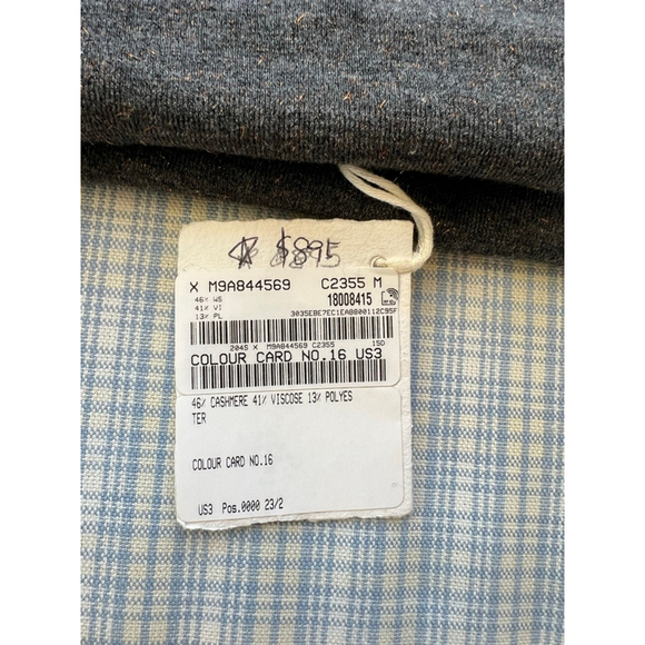 NWT Women\'s Brunello Cucinelli Gray Pink Cashmere Beanie M